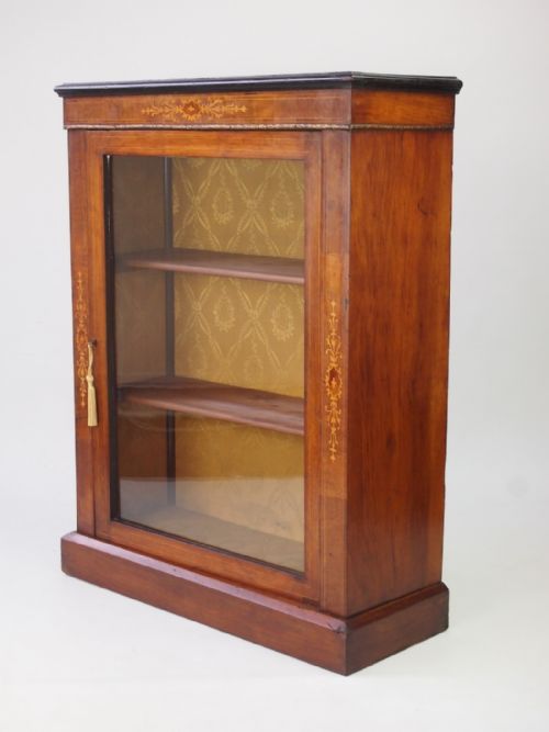 Antique Victorian Pier Cabinet or Bookcase