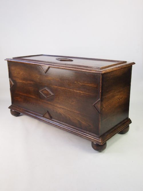 Large Oak Blanket Chest or Coffer