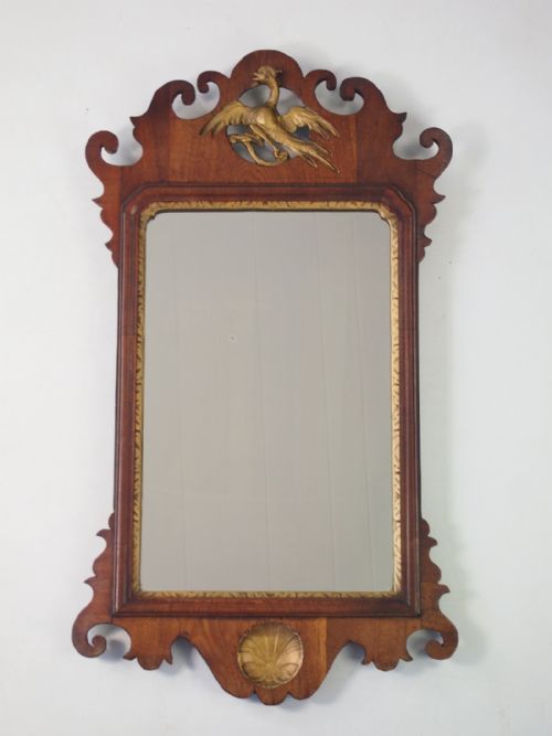 Antique Georgian Fretwork Wall Mirror