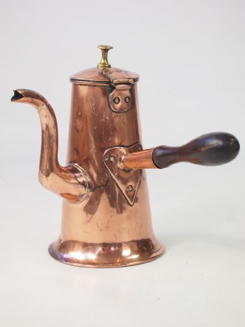 Antique Georgian Copper Coffee Pot
