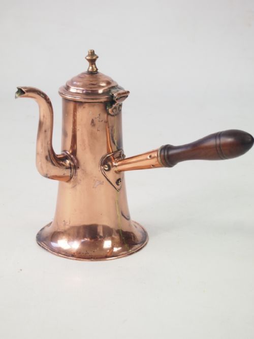 fig 1. Antique Georgian Copper Coffee Pot