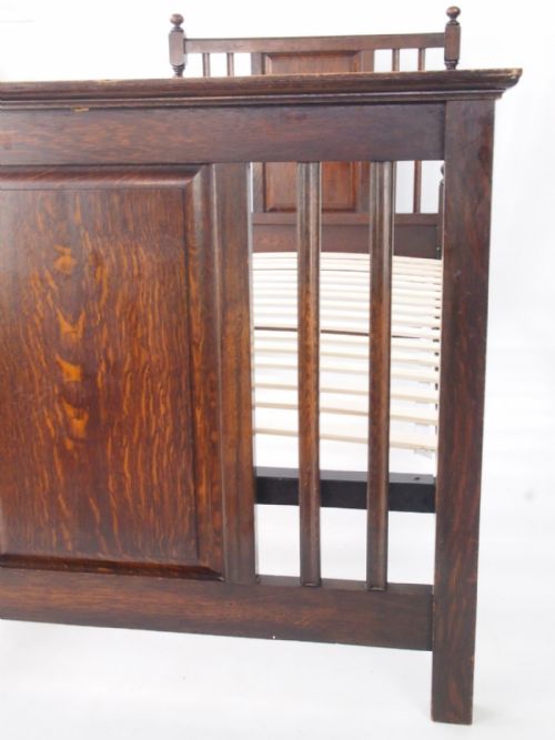 fig 2. Pair of Single Oak Beds