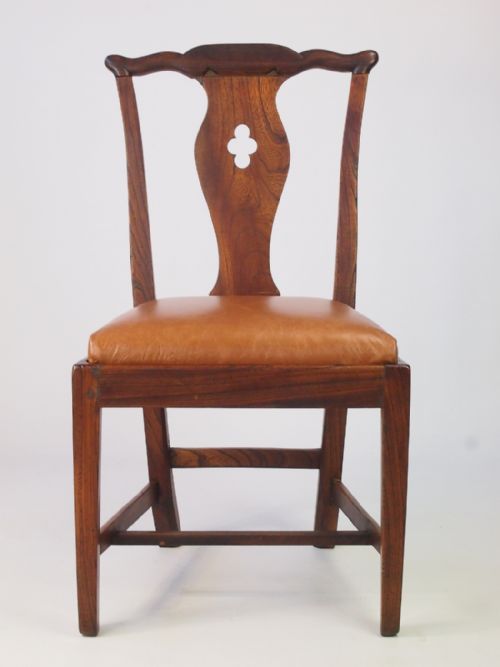 Antique Georgian Elm Side Chair