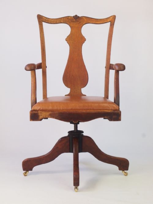 fig 1. Swivel Desk Chair by J.S Ford Johnson Chicago