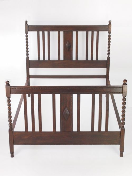 Oak Double Bed