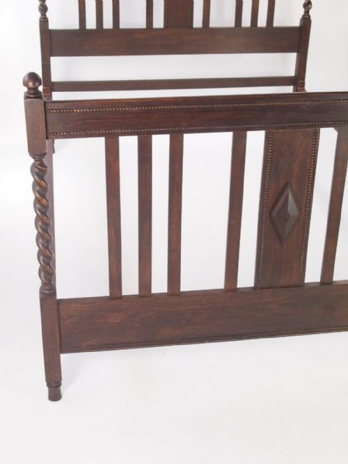 fig 1. Oak Double Bed