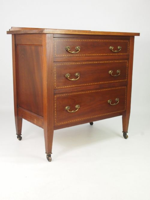 fig 1. Small Antique Edwardian Chest of Drawers