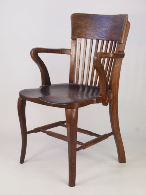 fig 1. Oak Desk Chair