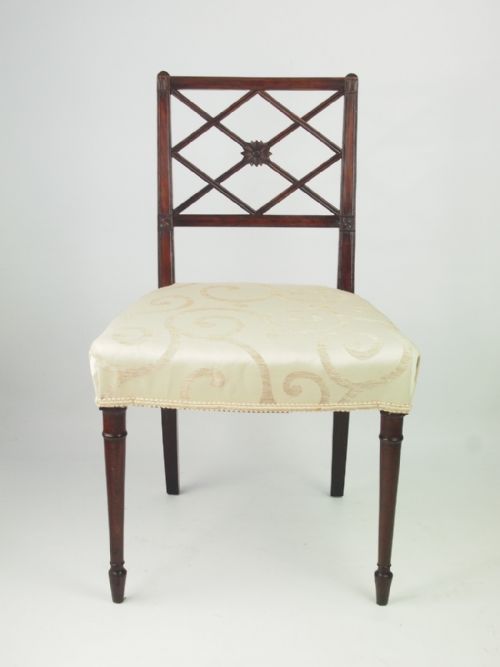 fig 1. Pair of 19th Century Mahogany Side Chairs