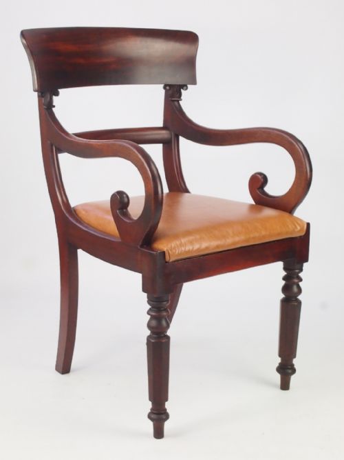 Victorian Mahogany Desk Chair