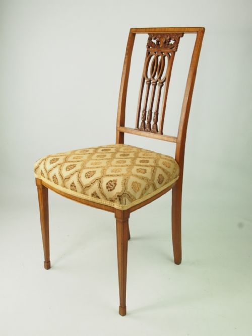fig 1. Antique Edwardian Side Chair