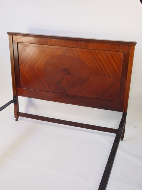 fig 2. Antique Edwardian Mahogany Doube Bed
