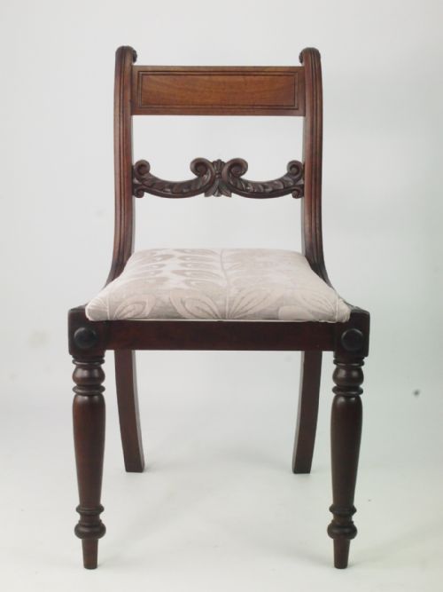 fig 1. Pair of Regency Mahogany Side Chairs