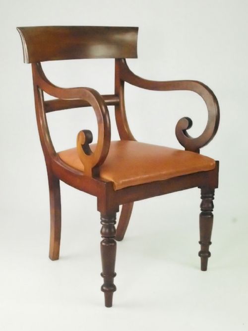 Victorian Mahogany Desk Chair