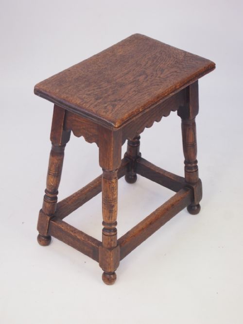 Small Oak Joint Stool