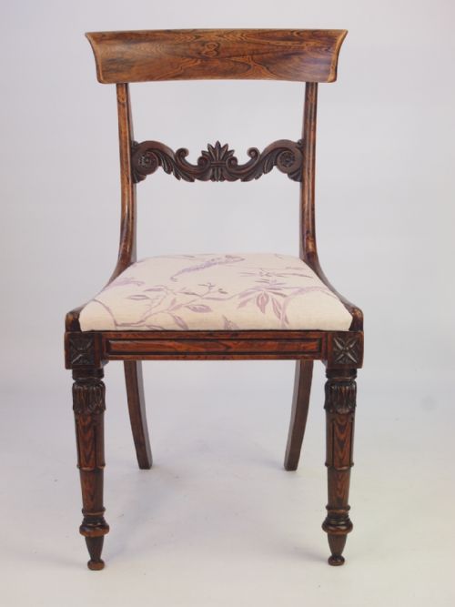 William IV Desk Chair in Simulated Rosewood