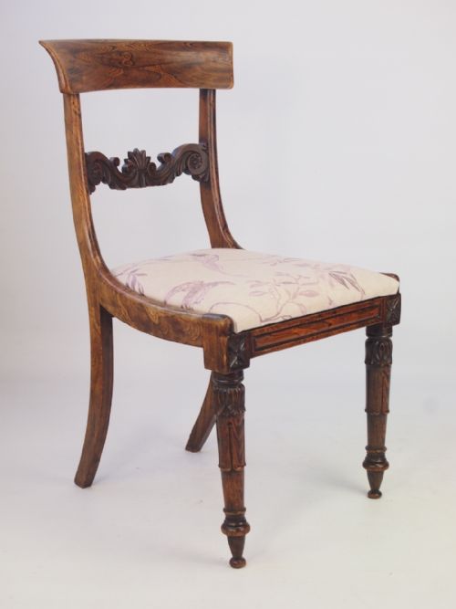 fig 1. William IV Desk Chair in Simulated Rosewood