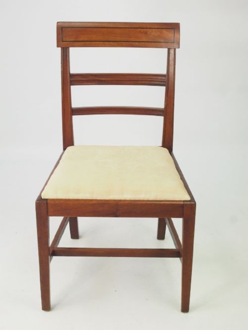 fig 1. Set 4 Regency Mahogany Dining Chairs