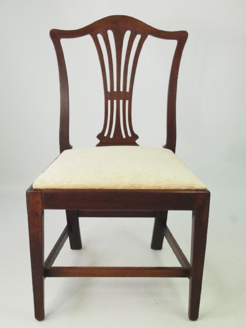 fig 1. Pair of Georgian Country Chairs in Mahogany