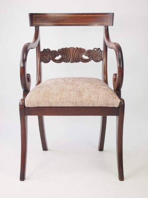 Antique William IV Mahogany Desk Chair