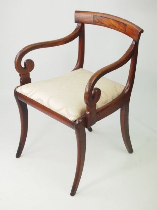 Regency Mahogany Desk Chair