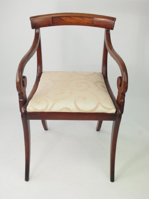 fig 1. Regency Mahogany Desk Chair