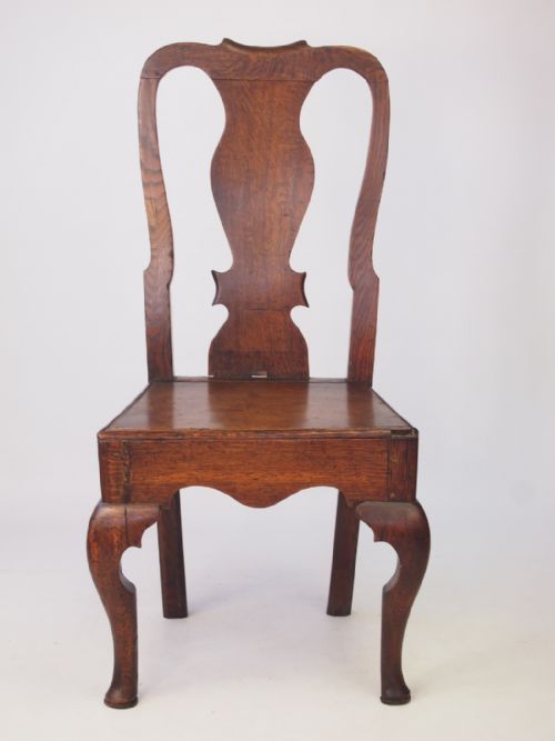 18th Century Antique Oak Side Chair