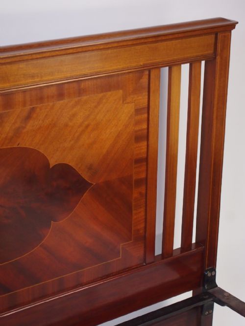 fig 2. Edwardian Mahogany Double Bed