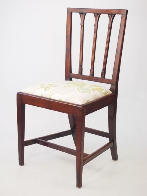 fig 1. Small Georgian Mahogany Side Chair