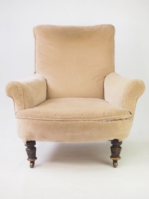 fig 1. Howard Style Victorian Armchair for Reupholstery