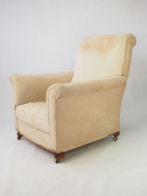 Edwardian Armchair for Reupholstery - Club Chair