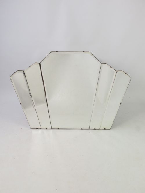 Art Deco Overmantle or Hall Mirror