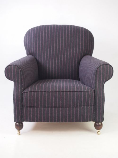 Upholstered Club Armchair or Tub Chair