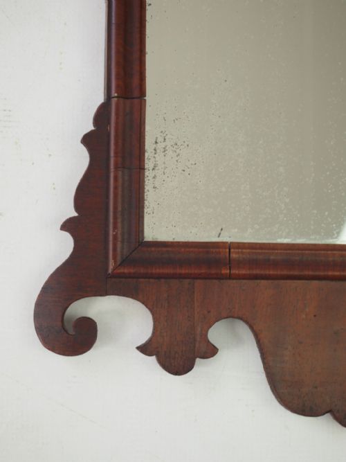 fig 1. Georgian Mahogany Fretwork Vauxhall Mirror