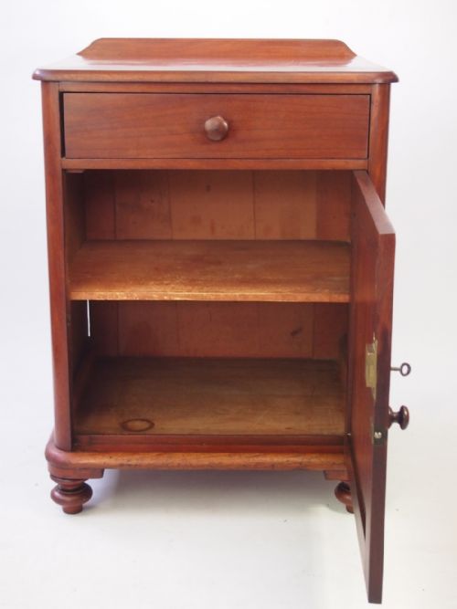 fig 1. Victorian Mahogany Side Cabinet or Cupboard