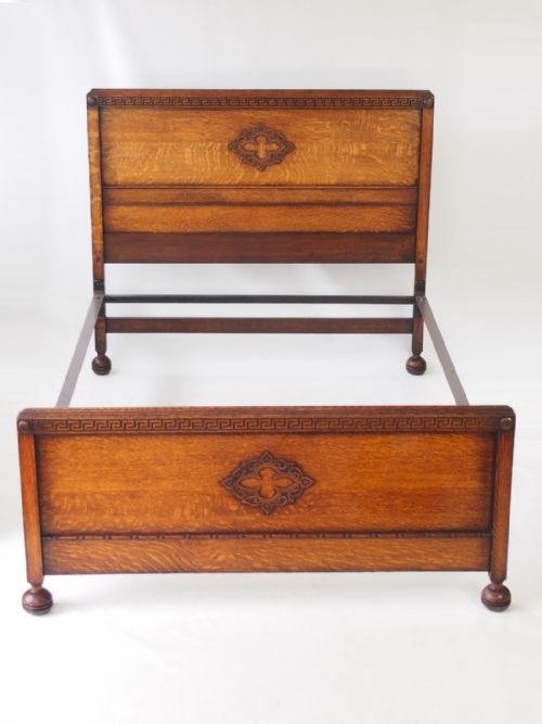 Oak Standard Double Bed