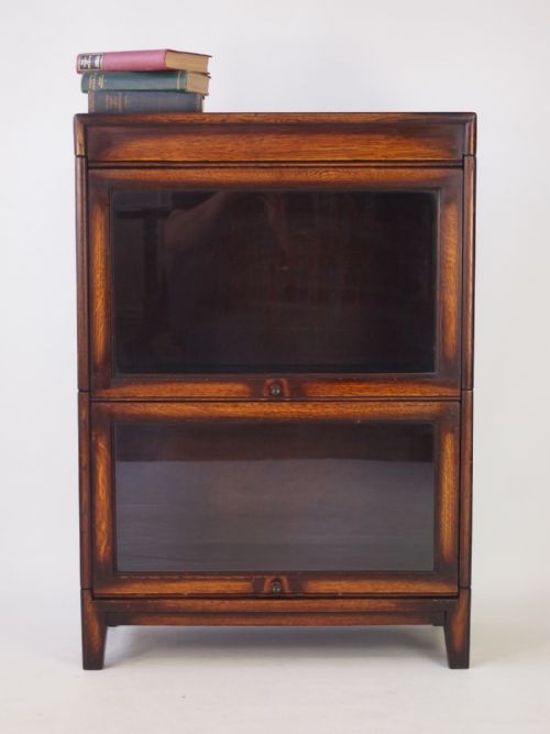 Small Oak Wernicke Style Stacking  Sectional Bookcase