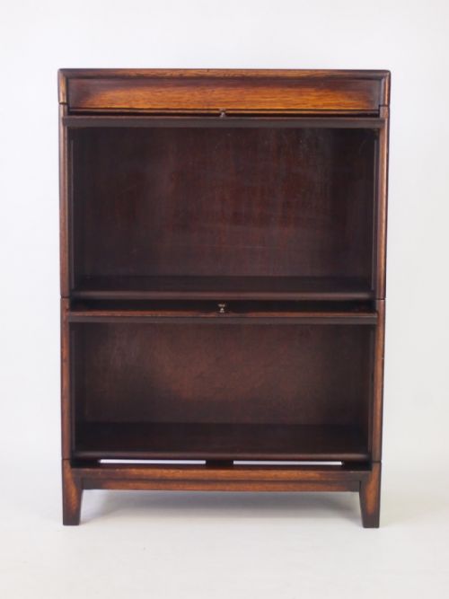 fig 1. Small Oak Wernicke Style Stacking Sectional Bookcase