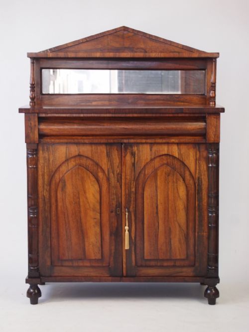 Small William IV Rosewood Chiffonier Sideboard