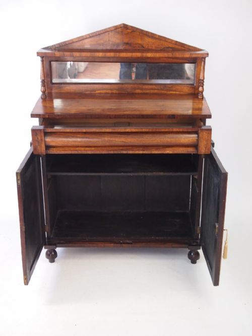 fig 1. Small William IV Rosewood Chiffonier Sideboard