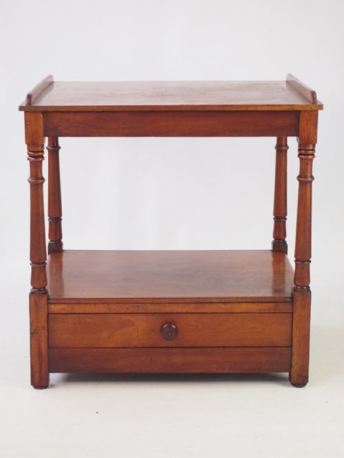 fig 1. Victorian Mahogany Whatnot Stand or Side Table