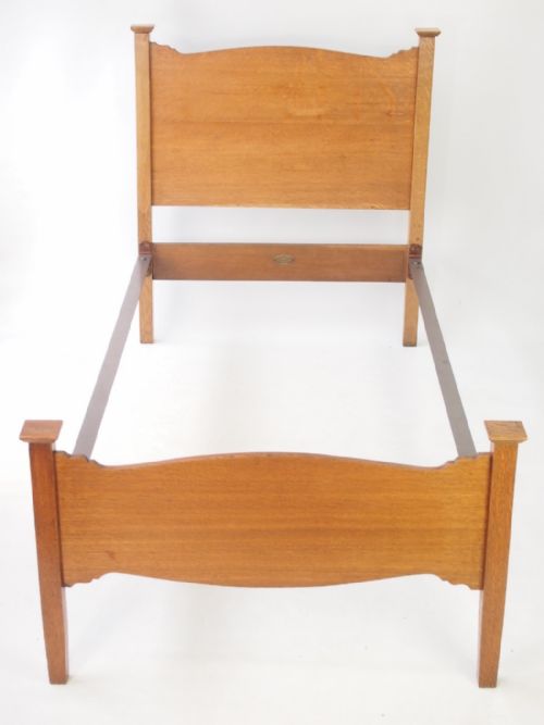 fig 1. Heals Arts & Crafts Oak Single Bed