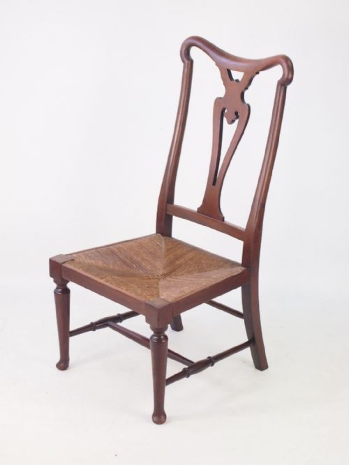 Arts and Crafts Mahogany Bedroom Chair