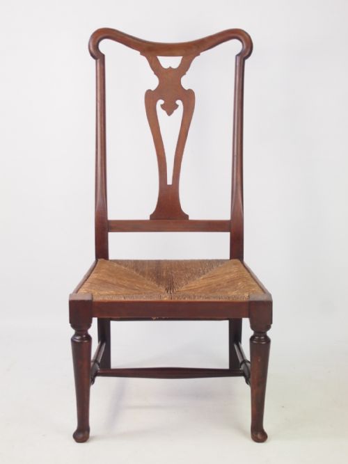 fig 1. Arts and Crafts Mahogany Bedroom Chair
