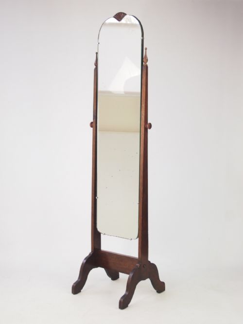 Oak Cheval Mirror