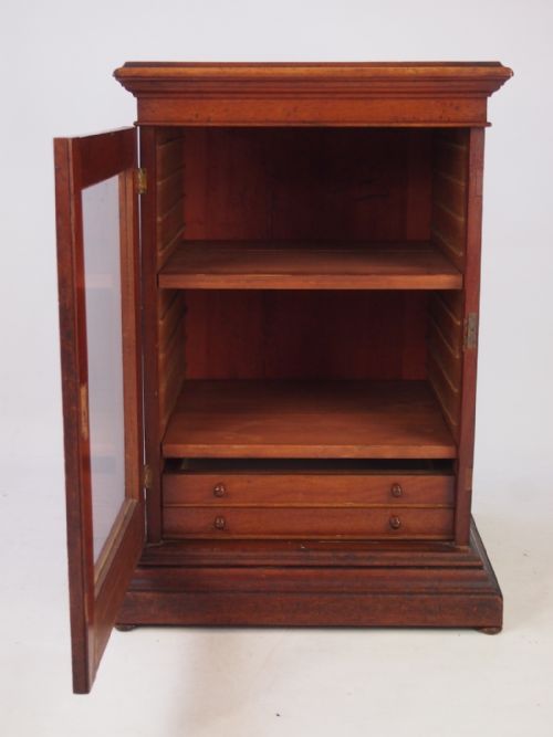 fig 1. Victorian Mahogany Cabinet or Bookcase