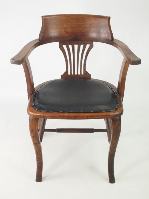 fig 1. Oak Desk Chair