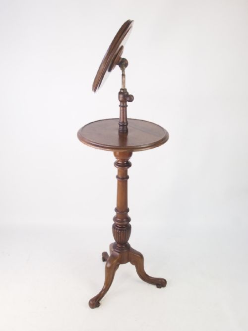 fig 1. Victorian Gentleman’s Shaving Stand with Adjustable Mirror