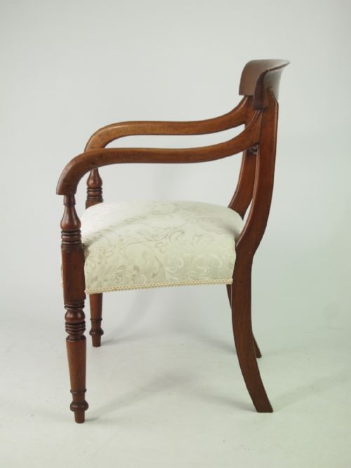 fig 1. Victorian Mahogany Desk Chair