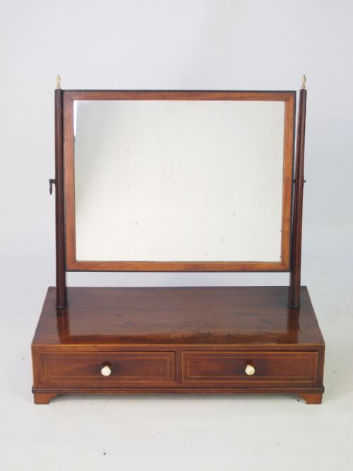 Regency Mahogany Toilet Mirror